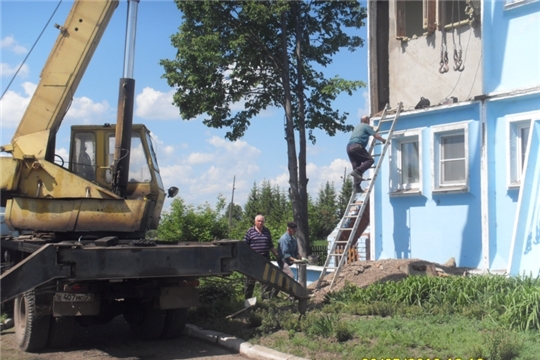 Текущий ремонт здания МБДОУ "Вутабосинский детский сад "Колокольчик"