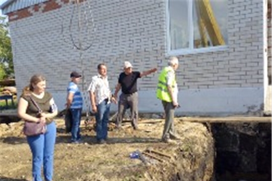 Посещение стройконтроля Новоурюмовской школы