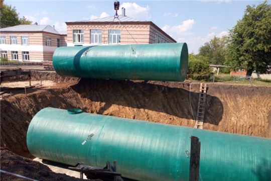 В Новоурюмовской основной школе продолжаются работы по строительству пристроя спортзала с пищеблоком