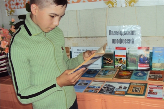 Беседа у книжной выставки «Калейдоскоп профессий»