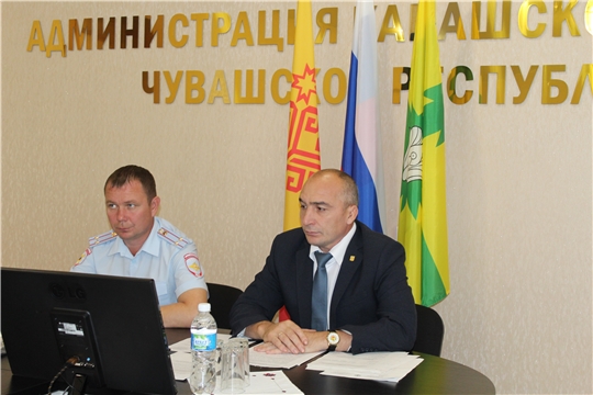 Руководство администрации и отдела МВД РФ Канашского района - на заседании Комиссии по профилактике правонарушений в Чувашской Республике
