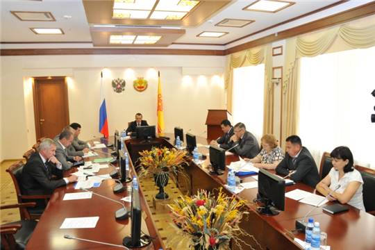 Видеоконференция с главами администраций муниципальных районов и городских округов Чувашской Республики