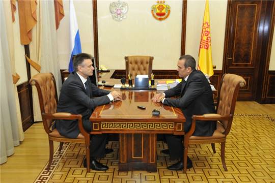 Встреча Главы Чувашии с заместителем руководителя Федеральной службы по труду и занятости