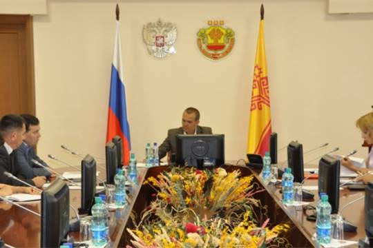 Видеоконференция с главами администраций муниципальных районов и городских округов Чувашской Республики