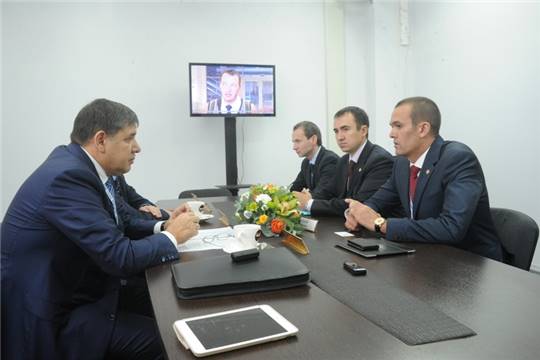 Глава Чувашии Михаил Игнатьев встретился с председателем Правления группы компаний  «РЕНОВА» Алексеем Московым