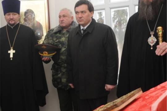 Торжественная церемония, посвященная проводам 15 новобранцев Чувашии, отобранных на службу в Президентском полку