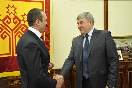 Глава Чувашии Михаил Игнатьев встретился с кандидатом на должность прокурора Чувашской Республики Сергеем Легостаевым