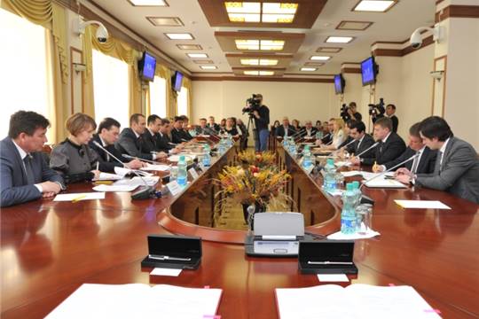 Церемония подписания Генерального соглашения между Кабинетом Министров Чувашской Республики и Фондом развития моногородов