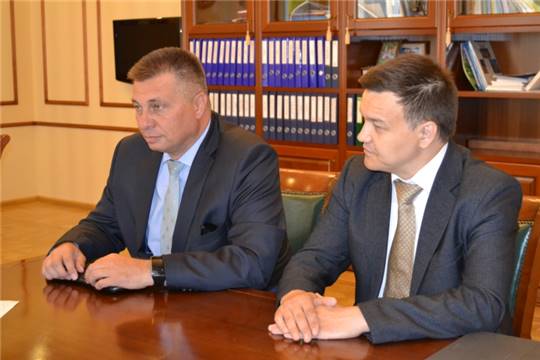 Рабочая встреча премьер-министр Ивана Моторина с заместителем руководителя ФАС России Андреем Кашеваровым