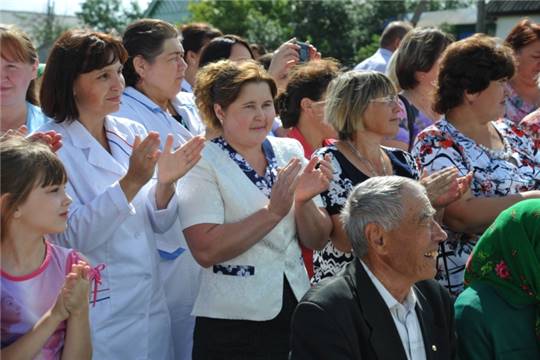 Церемония открытия фельдшерско-акушерского пункта д. Дубовка Комсомольского района