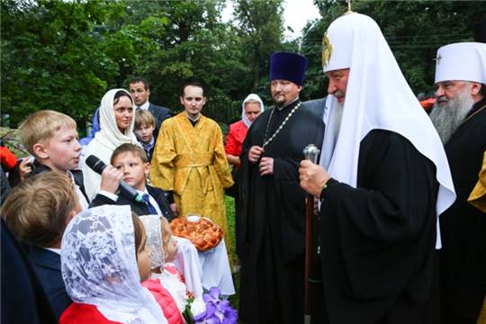 Святейший Патриарх Московский и всея Руси Кирилл посетил Покровско-Татианинский собор г. Чебоксары