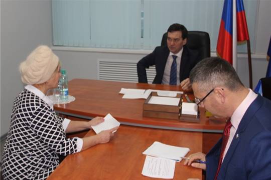 Председатель Кабинета Министров Чувашской Республики Иван Моторин провел прием граждан