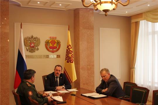 Видеоконференция по обсуждению вопросов развития базы мобилизационного развертывания военных комиссариатов субъектов РФ