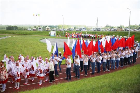 Торжественная церемония открытия XVIII Республиканских летних сельских спортивных игр