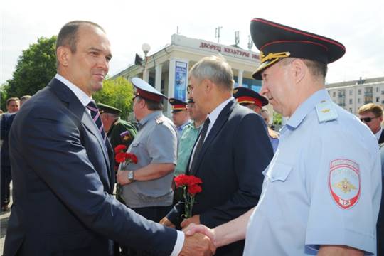 Возложение цветов, посвященное Дню памяти и скорби