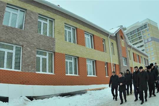 Иван Моторин проинспектировал образовательные стройплощадки Чебоксар