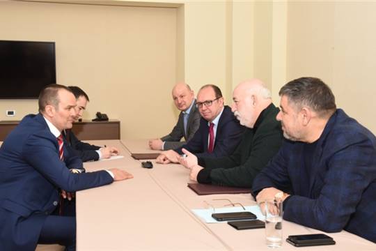 Рабочая встреча Главы Чувашии М. Игнатьева с Председателем Совета директоров Группы Компаний «Ренова» В. Вексельбергом