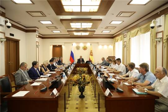 Заседание Комиссии по чрезвычайным ситуациям и обеспечению пожарной безопасности в Чувашской Республике