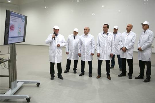Состоялся запуск производства после реконструкции на ООО «Чебоксарский городской молочный завод»