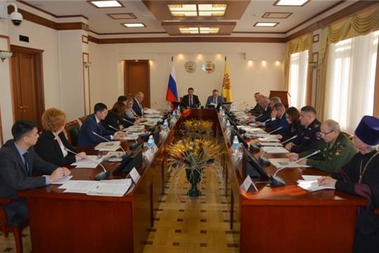 Заседание Координационного совета при Главе Чувашской Республики по патриотическому воспитанию граждан Российской Федерации