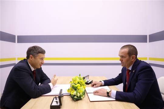 РИФ-2019: Подписание Соглашения о взаимодействии между Кабинетом Министров Чувашской Республики и публичным акционерным обществом «Химпром»