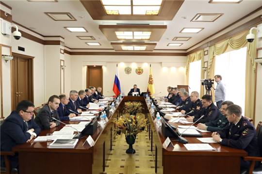 Заседание Антинаркотической комиссии в Чувашской Республике с участием глав администраций муниципальных районов, городских округов