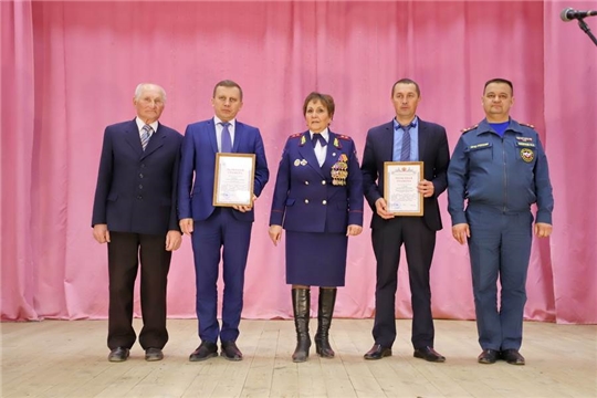 В Комсомольском состоялось торжественное мероприятие, посвященное 370-летию Пожарной охраны, Году предупреждения в системе МЧС России