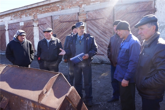 Техосмотр тракторов и их прицепов прошел в СХПК "Труд"