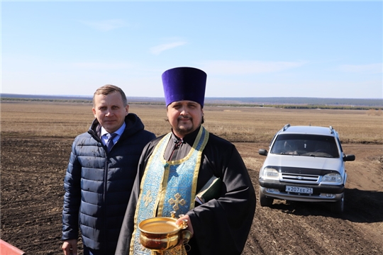 Молебен перед началом полевых работ