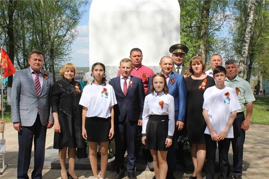 В Комсомольском районе состоялись торжества по случаю 74-ой годовщины Победы в Великой Отечественной войне