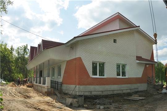 Глава республики Михаил Игнатьев в селе Шерауты посетил строящийся дом культуры
