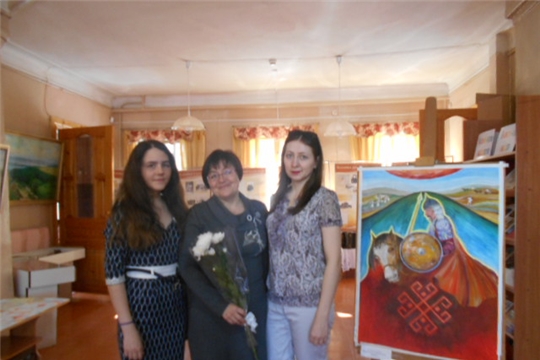 В Доме-музее Н.И. Лобачевского открылась  персональная  выставка Татьяны Лесновой «Счастье-творить».