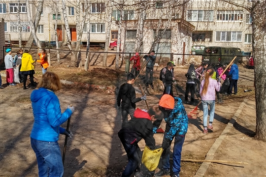 20 апреля в Козловском районе состоялся Всероссийский экологический субботник «Зеленая Весна»