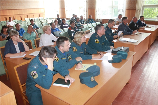 В Козловском районе продолжается командно-штабное учение