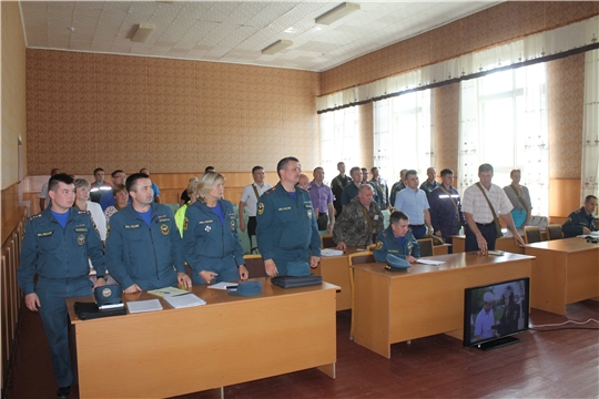 В Козловском районе подведены итоги командно-штабного учения