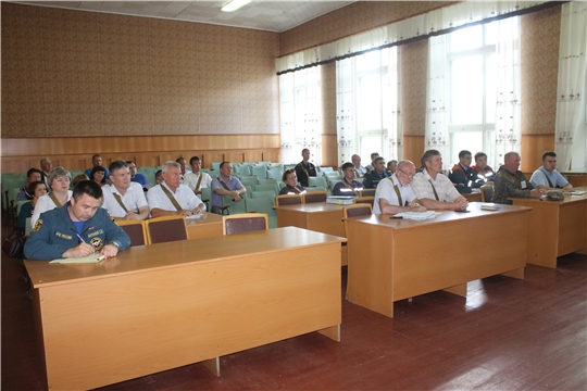 Третий день командно-штабного учения по гражданской обороне в Козловском районе