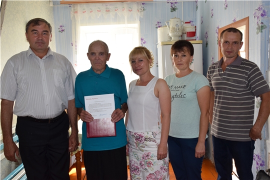 Долгожитель И.Фадеев отмечает 90 – летний юбилей
