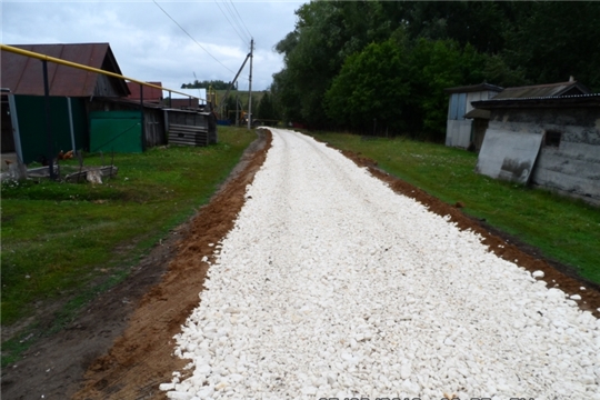 Строительство грунтовой дороги по ул.Иванова в с.Пандиково завершено