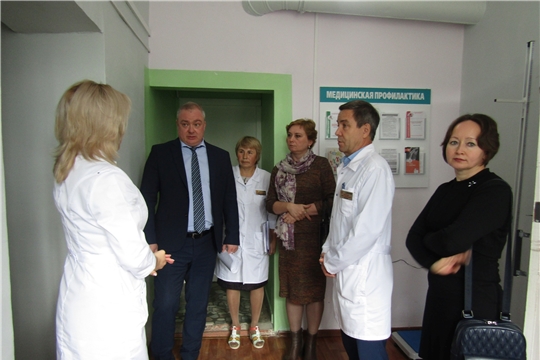 Районную больницу посетил руководитель группы по организации медицинской помощи ФГБУ «НМИЦ ПМ» Минздрава России