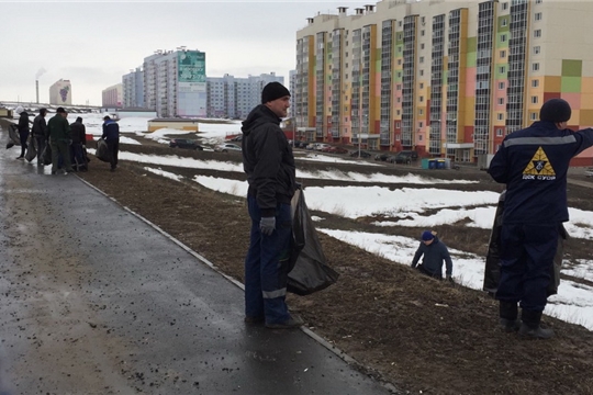 Экологические субботники: в Ленинском районе Чебоксар активно идет подготовка к 550-летию города