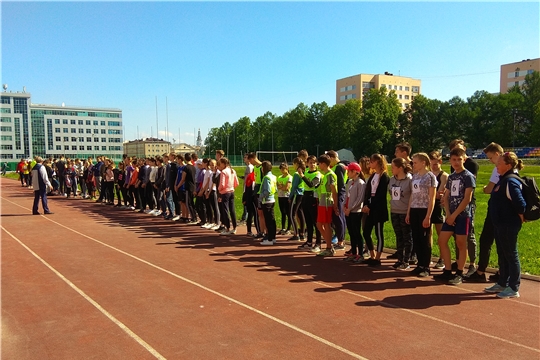Чебоксары – город твоих побед: в Ленинском районе состоялись соревнования школьной лиги по легкой атлетике