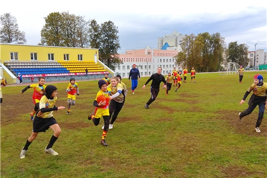 В Ленинском районе города Чебоксары состоялся открытый турнир по регби «Кубок молота»