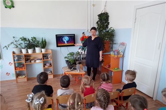В детских садах района прошли тематические мероприятия, посвященные Дню космонавтики