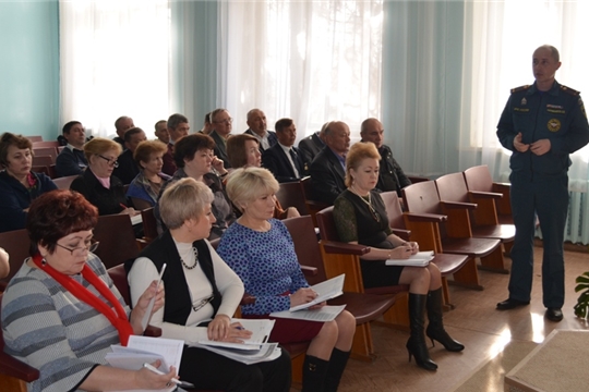 В администрации Мариинско-Посадского района прошло рабочее совещание по актуальным вопросам