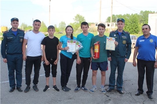 Соревнования по пожарно-спасательному спорту среди образовательных организаций Мариинско-Посадского района