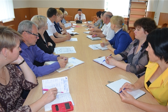 Состоялось рабочее совещание при главе администрации Мариинско-Посадского района