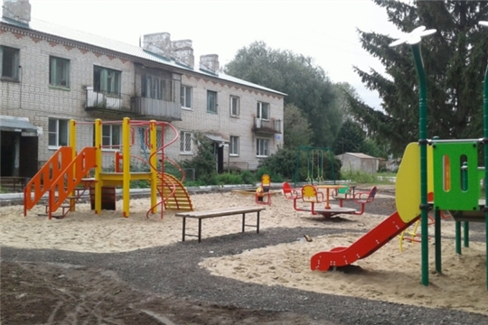 В городе Мариинский Посад успешно реализуется проект "Формирование комфортной городской среды"