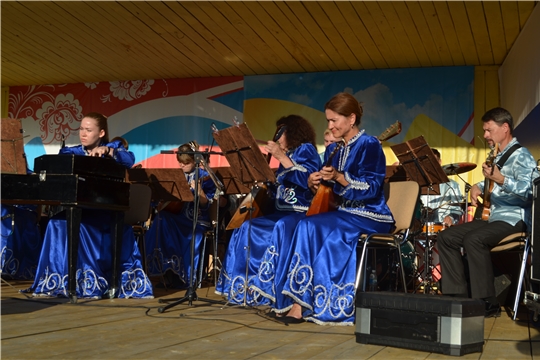 Ульяновский государственный оркестр русских народных инструментов выступил в городе Мариинский Посад