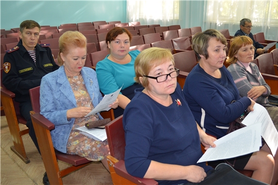 Заседание комиссии по профилактике правонарушений Мариинско-Посадского района