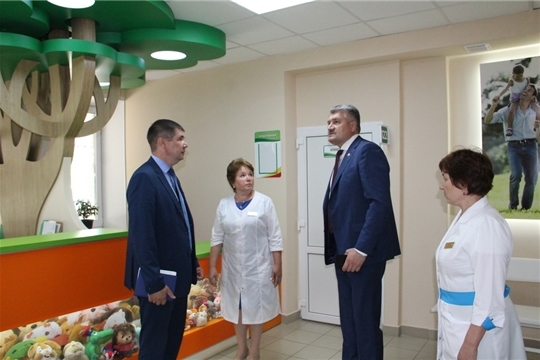 Рабочий визит министра здравоохранения Чувашии Владимира Викторова в Цивильский район